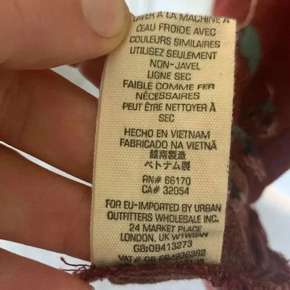 Free people wide, flowing long tank top/ tunic size xs - Picture 8 of 9